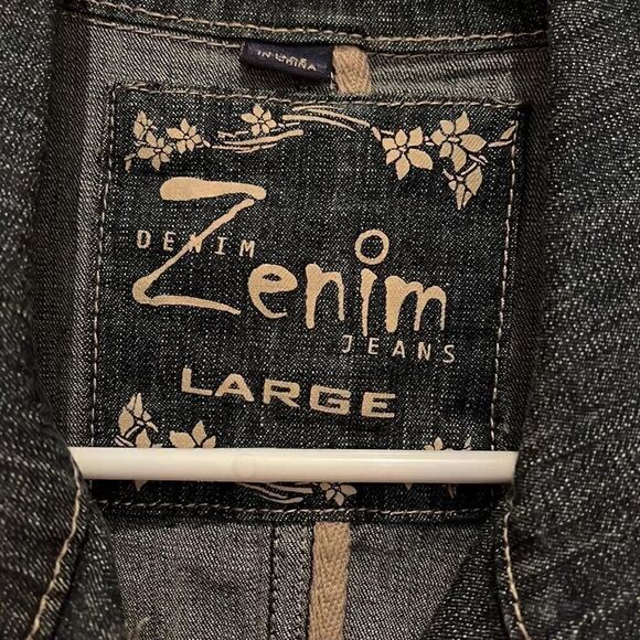 Xenim  denim jacket. Size L - Picture 2 of 3